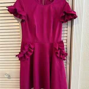 Pink Ruffle Dress
